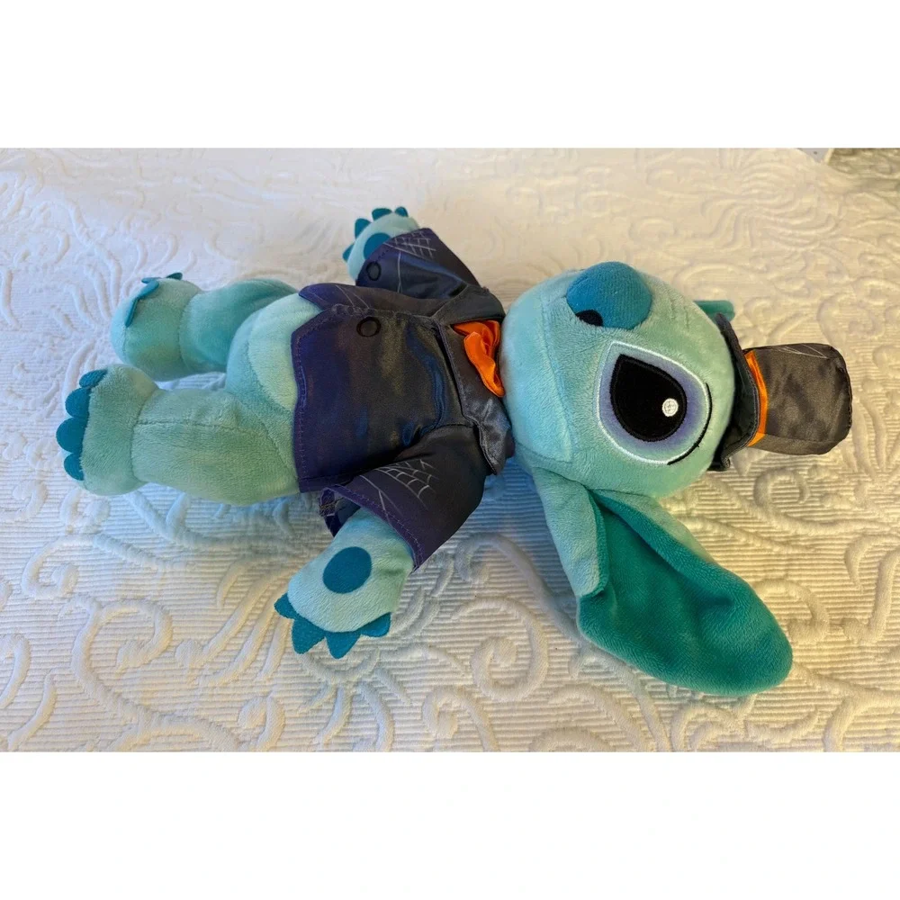 Disney Stitch Halloween‎ Costume Plush Toy with Top Hat and Tuxedo Costume 12 in